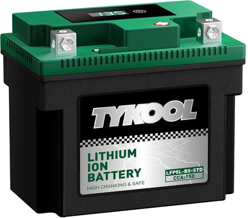 YTX4L-BS,YTZ5S,140A, 2X Cranking Amps,5X Longer Life, LiFePO4 Lithium Motorcycle Battery,12v 3Ah,Fits for ATV,Honda Grom,Dirt bikes,Quad,4 wheeler,Scooter,moped,go kart,Walk behind lawn mower in Saudi Arabia