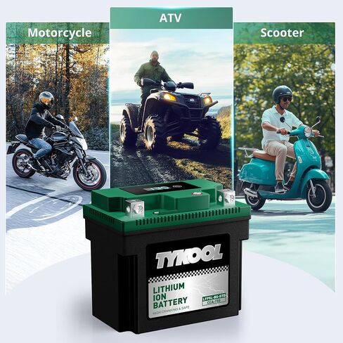 YTX4L-BS,YTZ5S,140A, 2X Cranking Amps,5X Longer Life, LiFePO4 Lithium Motorcycle Battery,12v 3Ah,Fits for ATV,Honda Grom,Dirt bikes,Quad,4 wheeler,Scooter,moped,go kart,Walk behind lawn mower in Saudi Arabia