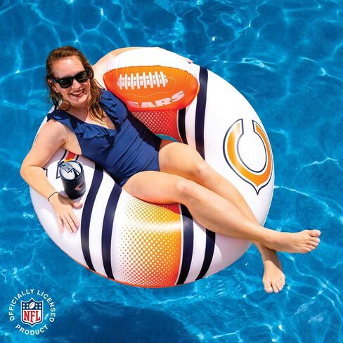 BigMouth Kansas City Chiefs 42" Inflatable Pool Floats Officially Licensed NFL Fan Gear Merchandise Back Support Inner Tube for Adults and Teens in Saudi Arabia