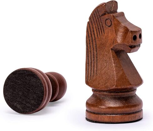 Husaria Staunton Tournament No. 5 Chessmen مع 2 Queens و Wooden Box ، 3.6 بوصة ملوك in Kuwait