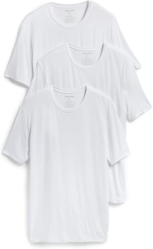 Tommy John Men's Second Skin Modal Modal Crewneck البقاء مدسوسًا أقل من 3 عبوات in Kuwait