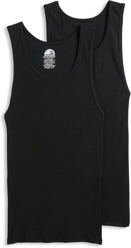 Jockey Men's Undershirt Made in America 100% Cotton Tank - 2 Pack in Saudi Arabia