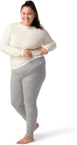 Smartwool Women's Plus Size Classic All-Season Merino Wool Base Layer — Mid Rise Bottom (Slim Fit) in Saudi Arabia