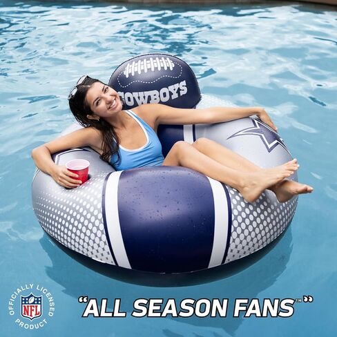 BigMouth San Francisco 49ers 42" Inflatable Pool Floats Officially Licensed NFL Fan Gear Merchandise Back Support Inner Tube for Adults and Teens in Saudi Arabia