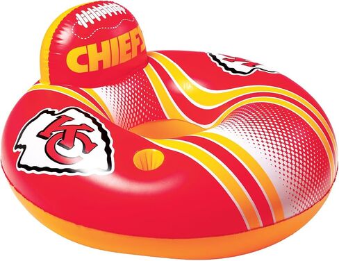 BigMouth San Francisco 49ers 42" Inflatable Pool Floats Officially Licensed NFL Fan Gear Merchandise Back Support Inner Tube for Adults and Teens in Saudi Arabia