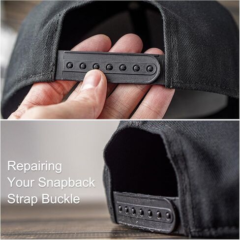 أغطية حزام uxcell snapback ، والثقوب قابلة للتعديل قبعة القبعة القابلة للضبط الاستبدال الإبزيم لإصلاح Caps in Saudi Arabia