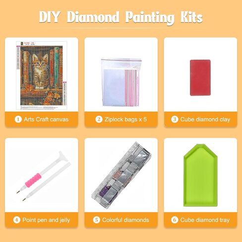 GHHKUD Lion Diamond Painting Kits for Adults, DIY 5D Animals Diamond Painting, Full Drill Flowers Diamond Art Kits Art Pictures Perfect for Relaxation and Home Wall Decor 30x40cm in Saudi Arabia