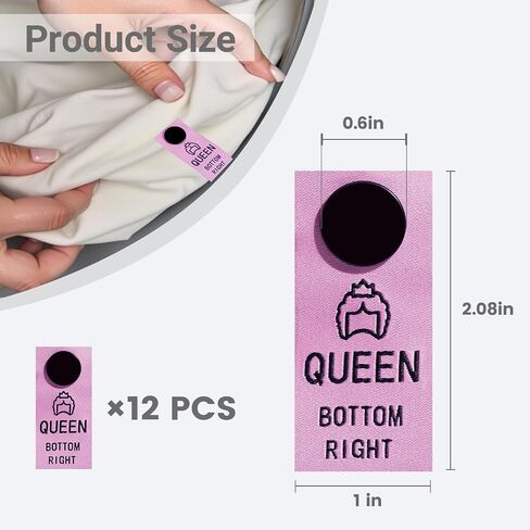 SheetSnaps Twin Bed Sheet Tags – 12-Pack Snap-On Salmon Color Labels – Easy Sheet Orientation & Linen Closet Sorting – Washable, Durable Twin Size Sheet Markers in Saudi Arabia