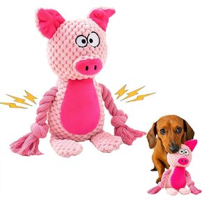 لعبة الكلب الحبل القطن مع ورقة متهالكة - لعبة مضغ تفاعلية للجرى الصغيرة والمتوسطة ، تصميم الضفدع in Kuwait