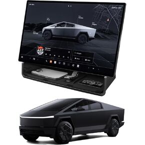 بالنسبة إلى Tesla Model Y (2019 ~ 2026) منظم وحدة التحكم-1* [2-in-1 صينية طعام للسيارة وخلفها منظم الشاشة] و 1* تحت تصميم مربع تخزين الشاشة متوافق مع طراز Y Juniper-مع حصيرة مضادة للانزلاق in Kuwait