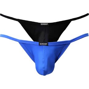 IKINGSKY Men's Pouch Thong Underwear Sexy Low Rise Bulge Underwear in Saudi Arabia