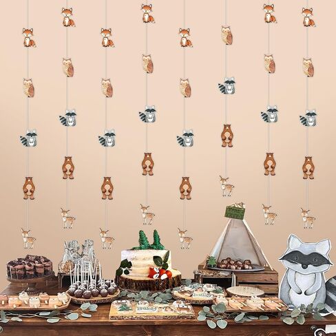 Cheereveal 8Pcs Farm Animal Garlands Banners, Pink Farm Themed Hanging Streamers, Barnyard Baby Shower Birthday Party Decorations Supplies in Saudi Arabia