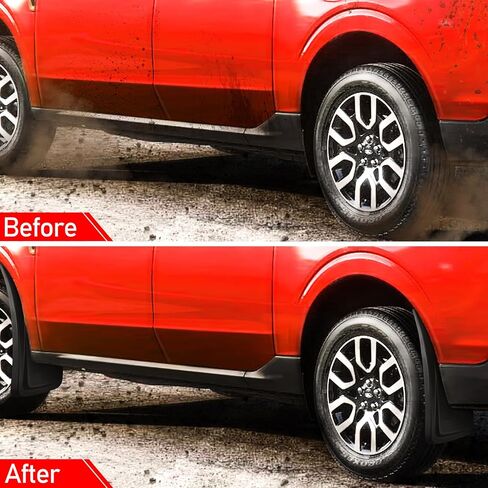 Mud Flaps Fit for Ford F150 2021 2022 2023 2024,OEM Style Winter Vehicle Sediment Dirt Protection Set of 4 Front Rear All Weather Guard Protection Accessories in Saudi Arabia