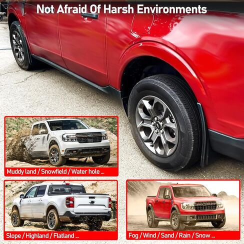 Mud Flaps Fit for Ford F150 2021 2022 2023 2024,OEM Style Winter Vehicle Sediment Dirt Protection Set of 4 Front Rear All Weather Guard Protection Accessories in Saudi Arabia