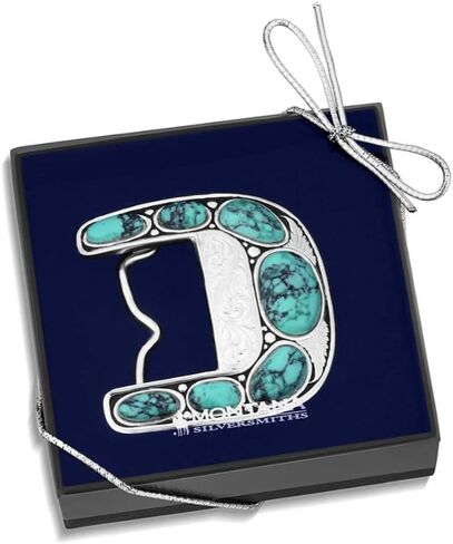 Montana Silversmiths Women's Desert Moon Turquoise Cactus Buckle Turquoise One Size in Saudi Arabia