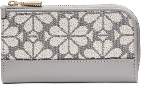 kate spade new york Devin Breezy DOT Embossed Saffiano Leather Small Slim Bifold Wallet, Black Multi in Saudi Arabia