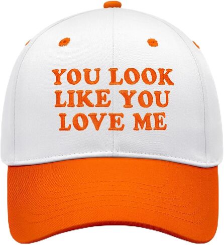 You Look Like You Love Me Hat, Funny Vintage Trucker Hats for Women Men, Trendy Embroidered Snapback Baseball Cap in Kuwait