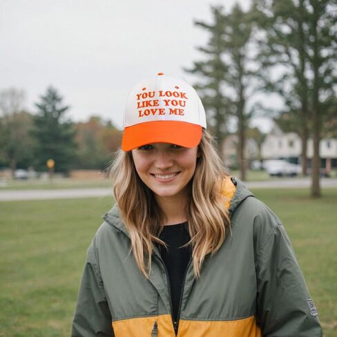 You Look Like You Love Me Hat, Funny Vintage Trucker Hats for Women Men, Trendy Embroidered Snapback Baseball Cap in Kuwait