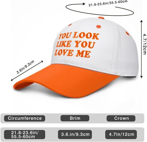 You Look Like You Love Me Hat, Funny Vintage Trucker Hats for Women Men, Trendy Embroidered Snapback Baseball Cap in Kuwait