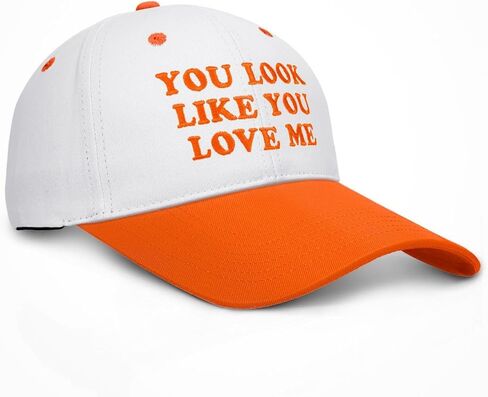 You Look Like You Love Me Hat, Funny Vintage Trucker Hats for Women Men, Trendy Embroidered Snapback Baseball Cap in Kuwait