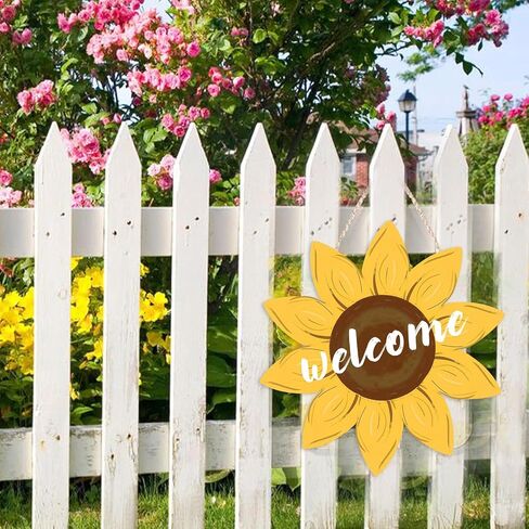 4th of July Welcome Sign Fourth of July Decorations Wooden Patriotic Star Wreath for Front Door Memorial Day for Porch Wall Indoor Home Decor in Saudi Arabia
