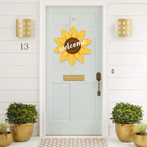 4th of July Welcome Sign Fourth of July Decorations Wooden Patriotic Star Wreath for Front Door Memorial Day for Porch Wall Indoor Home Decor in Saudi Arabia