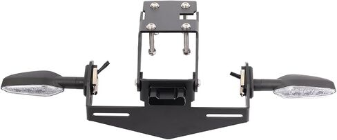 Tail Tidy Kit for Z650 ER650 NINJA650 EX650 2017-2024. Fender Eliminator Kit equipped Angle - Adjustable License Plate Holder, License Plate Light, PLUG&PLAY Turn Signal Lights (Smoke) in Kuwait
