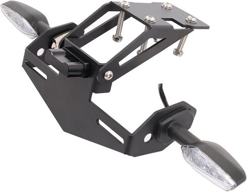 Tail Tidy Kit for Z650 ER650 NINJA650 EX650 2017-2024. Fender Eliminator Kit equipped Angle - Adjustable License Plate Holder, License Plate Light, PLUG&PLAY Turn Signal Lights (Smoke) in Kuwait