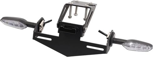 Tail Tidy Kit for Z650 ER650 NINJA650 EX650 2017-2024. Fender Eliminator Kit equipped Angle - Adjustable License Plate Holder, License Plate Light, PLUG&PLAY Turn Signal Lights (Smoke) in Kuwait
