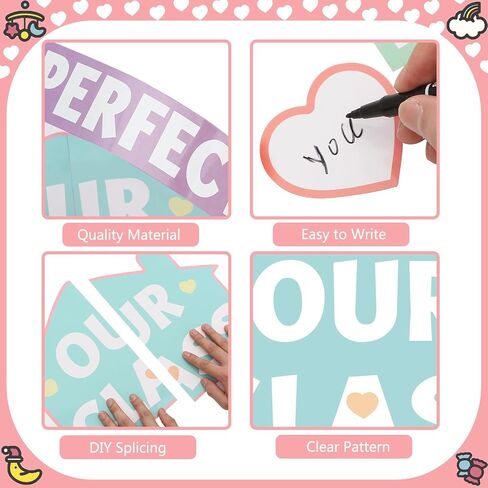 Eihfhie 52 PCS Boho Classroom Door Decor in Kuwait