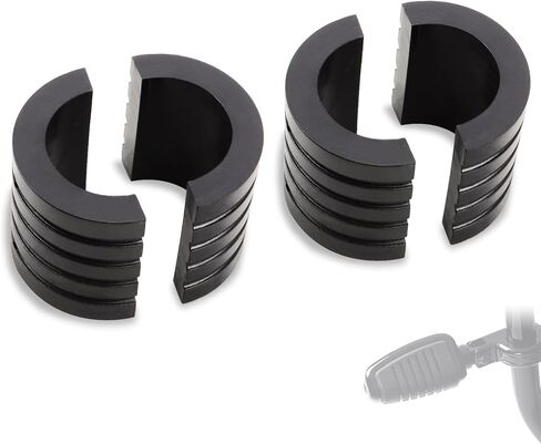 FOVPLUE Universal Motorcycle Highway Peg Mount Spacers/Rubber Bushings, Convert 1.25'' Footpeg Mount to 1'' Engine Guard/Crash Bar,for Harley Sportster Dyna/Honda/Yamaha/Kawasaki/Suzuki/Triumph/BMW in Kuwait