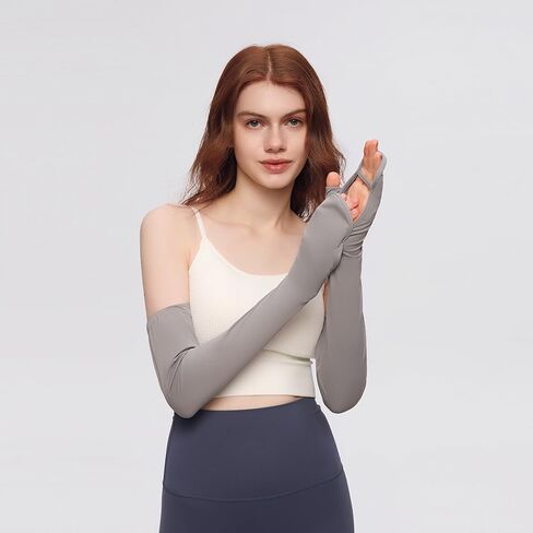 Cycling Sun Protection Arm Sleeves for Women UPF 50+ Summer Outdoor Cooling Long Gloves in Saudi Arabia