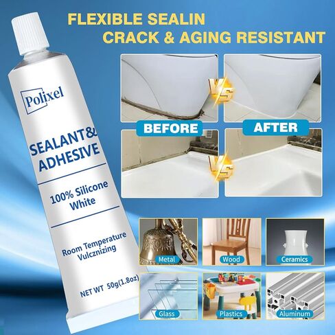 أسود RTV Silicane Sealant لاصق ، سد السيليكون بنسبة 100 ٪ ، مانعة للتسرب المقاومة للماء للسترات والزجاج الأمامي ، المحرك ، سيارات لاصقة عالية قوة الرابطة والانكماش المنزلي - 1.8 أوقية / 50 جرام in Saudi Arabia