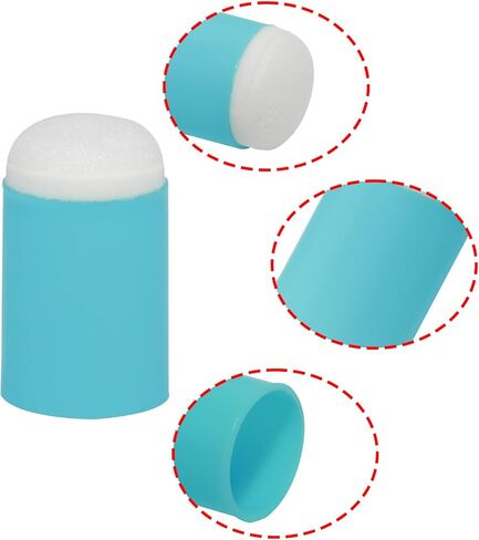 32 Pcs Finger Sponge Daubers,Finger Painting Sponge Craft Drawing,Craft Finger Sponge Daubers Drawing Project for Painting Art,Card Making(Black) in Kuwait