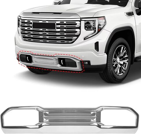Front Lower Skid Plate Valance Compatible with GMC Sierra 1500 2022 2023 2024 Black OEM SFOE8678GBK in Saudi Arabia