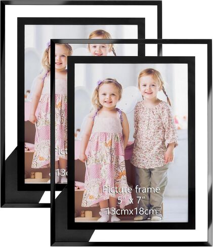 Certificate Picture Frames 8.5x11 Set of 12, Glass Photo Frames Bulk with Black Edge for Diploma Document Award, Only for Tabletop Horizontally or Vertically in Kuwait