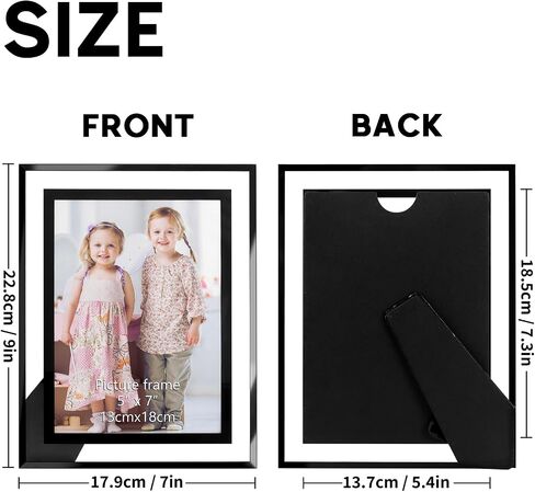 Certificate Picture Frames 8.5x11 Set of 12, Glass Photo Frames Bulk with Black Edge for Diploma Document Award, Only for Tabletop Horizontally or Vertically in Kuwait