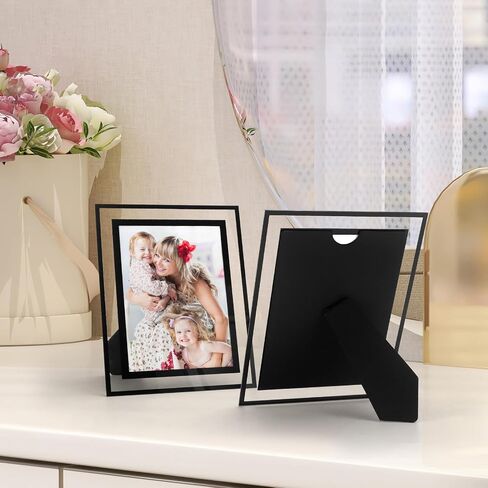 Certificate Picture Frames 8.5x11 Set of 12, Glass Photo Frames Bulk with Black Edge for Diploma Document Award, Only for Tabletop Horizontally or Vertically in Kuwait