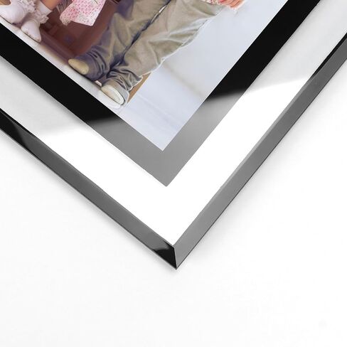Certificate Picture Frames 8.5x11 Set of 12, Glass Photo Frames Bulk with Black Edge for Diploma Document Award, Only for Tabletop Horizontally or Vertically in Kuwait