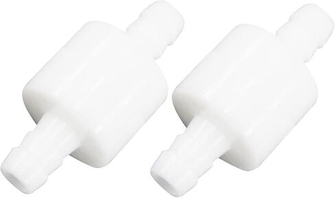 6PCS 3/8 Inch Plastic Check Valve, Non Return Ozone Resistance, Plastic One Way Barb Hose Inline Non Return for Water Fuel Oil Air Gas in Saudi Arabia