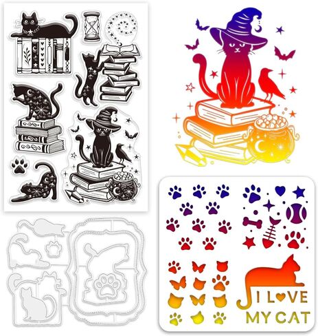 Globleland Floral Skeleton Clear Silicone Stamp Day of the Dead Die Die Cuts Flower Greeting Paint Craft Stencil in Kuwait