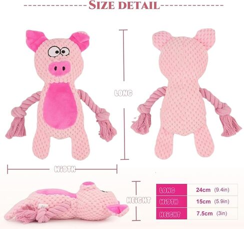 لعبة الكلب الحبل القطن مع ورقة متهالكة - لعبة مضغ تفاعلية للجرى الصغيرة والمتوسطة ، تصميم الضفدع in Kuwait