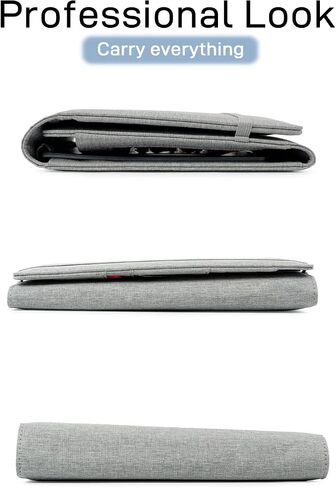 غلاف مخطط قوي لـ Rocketbook Smart Notebook - Padfolio المقاوم للماء ، Padfolio الأعمال مع سطح كتابة الشركة ، يناسب الحجم التنفيذي A5 ، Rocketbook Accessories (Gray) in Saudi Arabia