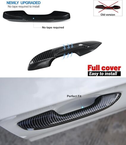Thenice for 11th Gen Civic Accessories Door Handle Cover Exterior Handle Protection Compatible with Honda Civic 2022-2025, Accord/CR-V/HR-V -Piano Black in Saudi Arabia