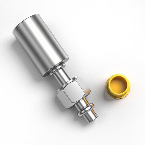 3PCS Air Conditioning #6#8#10 Sliver AC Fitting Set Female Oring Beadlock 180 Degree (Straight) in Kuwait