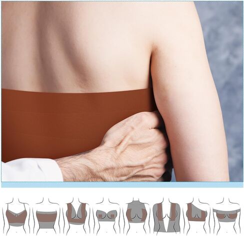 2 Rolls Trans FTM Binder Tape for Chest Binding Adhesive Trans Chest Tape Flat Invisible Tape for Breast Lift Boob Body Shaping, 4 Inch x 13 ft Each in Saudi Arabia