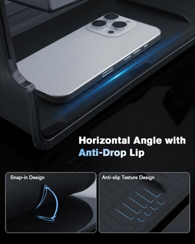 بالنسبة إلى Tesla Model Y (2019 ~ 2026) منظم وحدة التحكم-1* [2-in-1 صينية طعام للسيارة وخلفها منظم الشاشة] و 1* تحت تصميم مربع تخزين الشاشة متوافق مع طراز Y Juniper-مع حصيرة مضادة للانزلاق in Kuwait