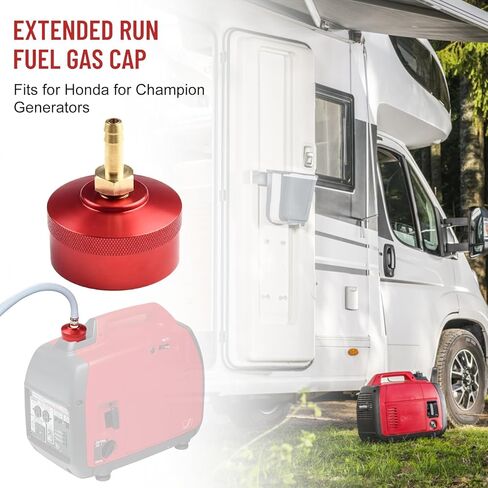 Fuel Gas Cap with Brass Hose for Honda EU2200i EU1000i EU2000i EU3000i, Extended Run Fuel Gas Cap Brass Hose, Gas Tank Cap Generator Parts in Kuwait