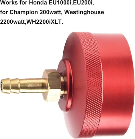 Fuel Gas Cap with Brass Hose for Honda EU2200i EU1000i EU2000i EU3000i, Extended Run Fuel Gas Cap Brass Hose, Gas Tank Cap Generator Parts in Kuwait