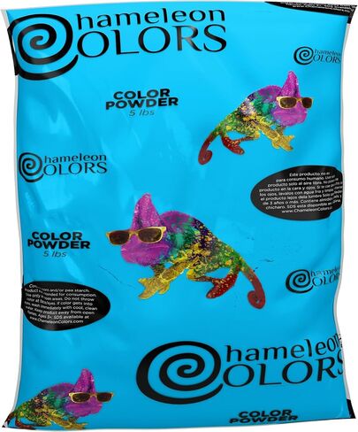 CHARMELEON COLORS PINK CONFER POWDER - 5 LB BAG - لون نابض بالحياة - تنظيف سهل مفتوح وتنظيف سهل - غير سامة in Kuwait